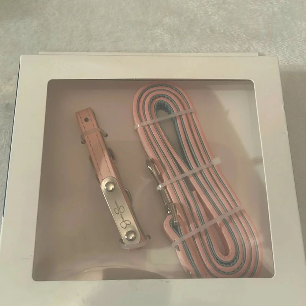 Jessica Simpson Leash & Collar Set